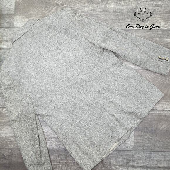 Talbots 2 Button Silk Wool Blazer Size 12 - Picture 5 of 5